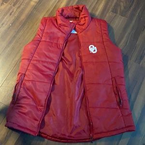 Oklahoma university vest